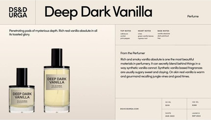 Eau de Parfum D.S. & Durga Deep Dark Vanilla