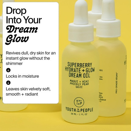 Facial Oil Youth To The People Superberry Hydrate + Glow