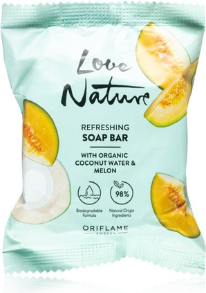 Мыло Oriflame Love Nature Кокосовая вода и Дыня Твердое мыло
