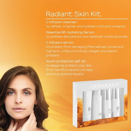 Facial Kit Dermaquest Radiant Skin Protective Anti-Aging