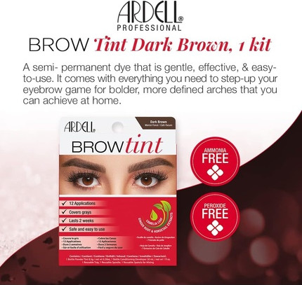 Eyebrow Dye Ardell Dark Brown
