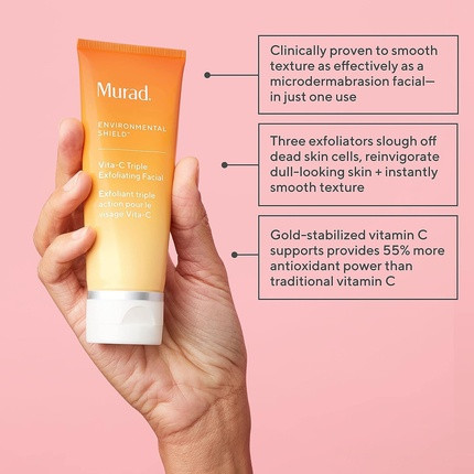 Facial Treatment Murad Environmental Shield VITAC Triple Exfoliating Facial