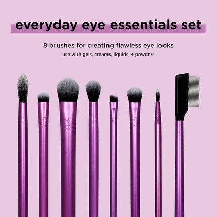 Makeup Brush Set Real Techniques Everyday Eye Essentials