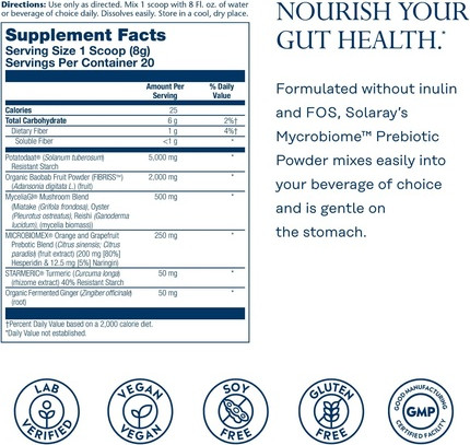 Prebiotic Powder Solaray