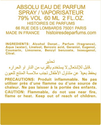 Eau De Parfum Histoires De Parfums Stories Of Perfumes