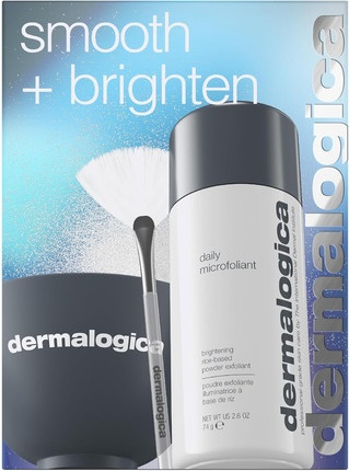 Gesichtsplege-Set Dermalogica Smooth and Brighten Christmas Gift Set Full-Size Daily Microfoliant