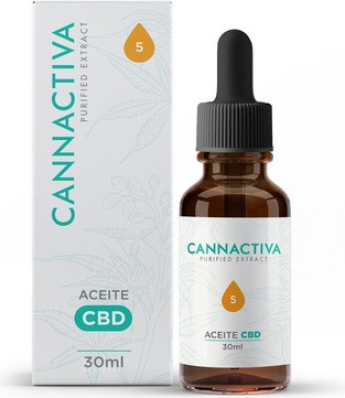 Oil Cannactiva Purified Cbd Oil Cannabidiol 5%
