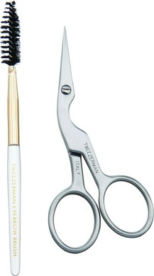 Eyebrow Scissors with Brush Tweezerman Studio Collection