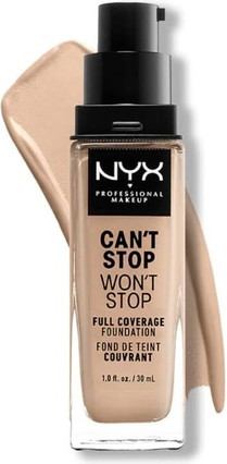 Foundation NYX Professional Makeup Can't Stop Won't Stop Full Coverage Foundation