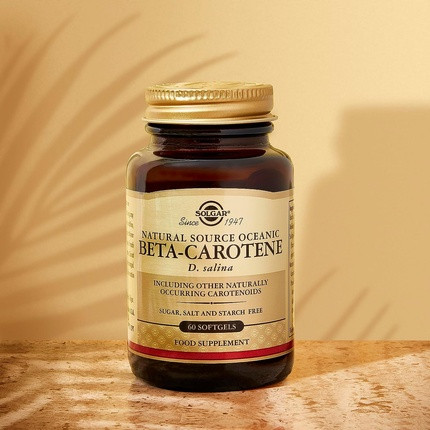 Vitamin Serum Solgar Natural Source Oceanic Beta Carotene Softgels