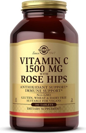 Tablets Solgar Solgar Vitamin C 1500mg mit Hagebutten