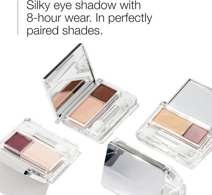 Eye Shadow Duo Clinique All About Shadow Strawberry Fudge