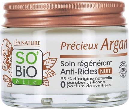 Night Cream Sobio Etic Précieux Argan Cosmos Bio