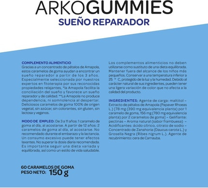 Gummy Candies Arko Pharma Arkogummies Ruhiger Schlaf