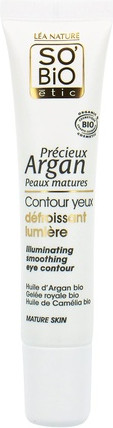Eye Cream So'bio Etic Precieux Argan Illuminating Smoothing