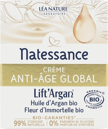 Cream Natessance Lift'argan Anti-Aging Cream for Age 30 and Above