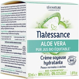 Moisturizing Cream Natessance Natessance Aloe Vera Pure Organic Juice Silky