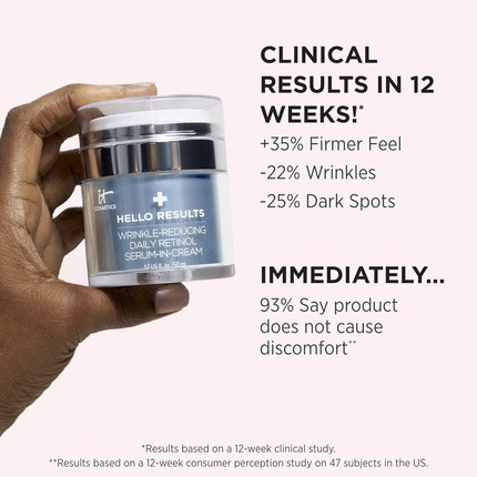 Serum-in-Cream It Cosmetics Hello Results Wrinkle-Reducing Daily Retinol
