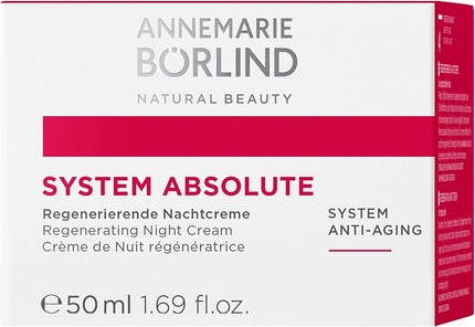 Night Cream Annemarie Borlind System Absolute Regenerating