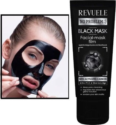 Маска-пленка Revuele Revele Black Face Mask с цинком