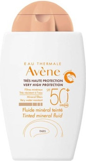 Fluid Sunscreen Avne Mineral Color Spf 50