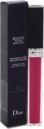 Lip Gloss Christian Dior Rouge Dior Brillant Lipshine and Care Couture Colour 688 Hollywood