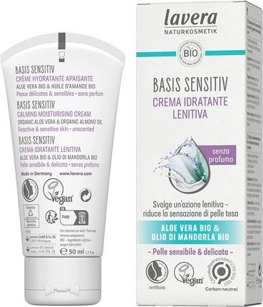 Face Cream Lavera basis sensitiv Calming Moisturising Cream