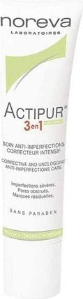 Noreva Care Actipur 3-in-1 Tuzatuvchi va Yopilmagan Qora Nuqtalarga Qarshi vosita