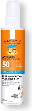 Sonnenschutzspray La Roche-Posay Anthelios Dermo-Pädiatrie Unsichtbar LSF50+ Ohne Duftstoffe