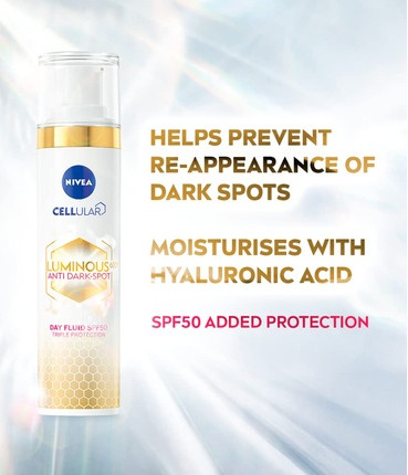 Day Fluid Nivea Cellular LUMINOUS 630 Anti-Dark Spot Triple Protection