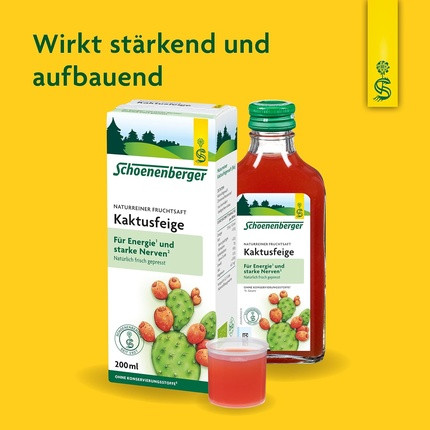 Pure Fruit Juice Schoenenberger Prickly Pear