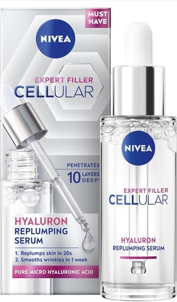 Serum Nivea Cellular Expert Filler Hyaluronic Acid Replumping Serum