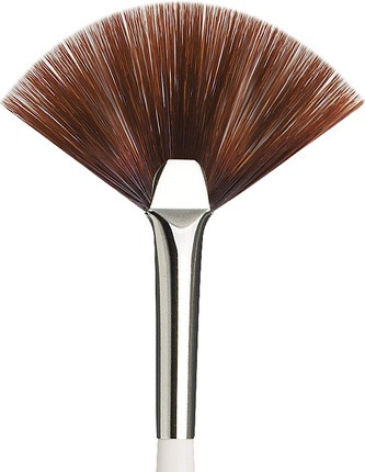 Make-up Brush Da Vinci da Vinci Mask Fan Brush for Face Mask Enzymatic Peeling Fruit Acid Peeling