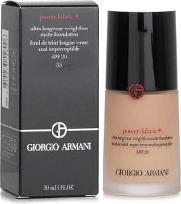 Foundation Giorgio Armani Power Fabric + Ultra Longwear Weightless Matte Foundation