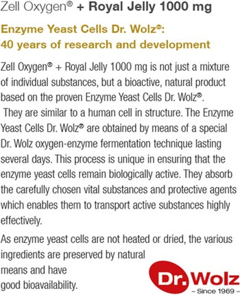 Dr. Wolz Zell Oxygen + Royal Jelly 1000mg Nahrungsergänzungsmittel