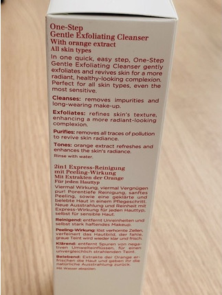 Нежный Отшелушивающий Очищающий Гель Clarins One-Step