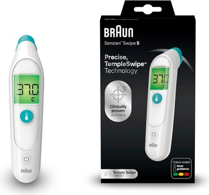 Digitales Thermometer BRAUN Sensian Swipe