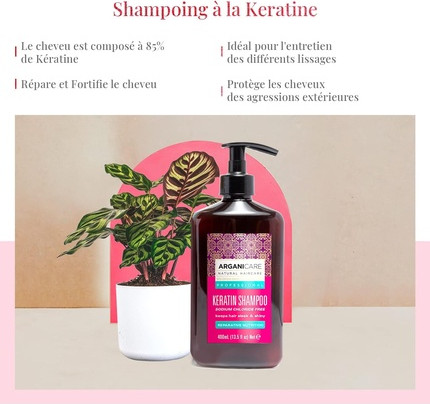 Haarpflegeset Arganicare Keratin Set