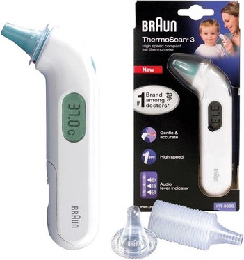 Klinisches Thermometer Braun Thermoscan