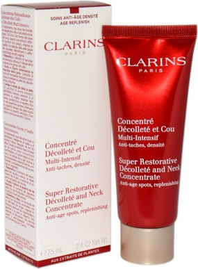 Intensive Pflege Clarins Super Restorative Dekolleté Hals Intensive Pflege für Hals und Dekolleté