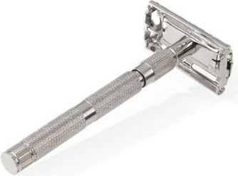 Razor Erbe Becker Manicure Shaving Shop Double-Edged Safety Razor Silver Matte