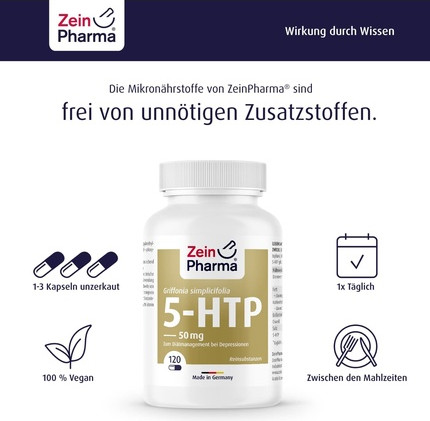 Capsules Zein Pharma 5-HTP