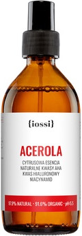 Serum Iossi Acerola Citrus Essence With Natural Aha Acids, Hyaluronic Acid, And Niacinamide Vitamin B