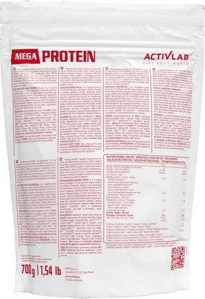 Concentrate Activlab Pharma Mega Whey Protein with Creatine and Taurine