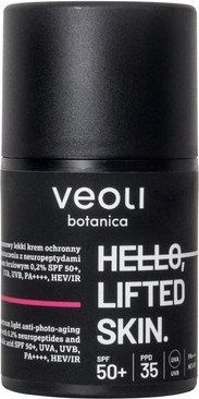 Protective Cream Veoli Botanica Hello Lifted Skin Broad Spectrum Lightweight Protective Cream With Neuropeptides And Ferulic Acid Spf50