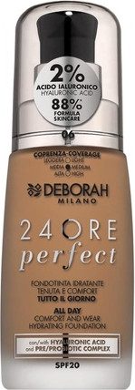 Foundation Deborah Milano 24 Hours Liquid Foundation Perfect Moisturizing SPF 20
