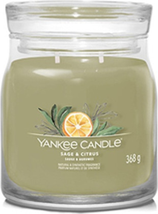 Aromatic Candle Yankee Candle Sage Citrus Signature Candle