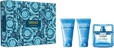Eau De Toilette Set Versace Man Eau Fraiche