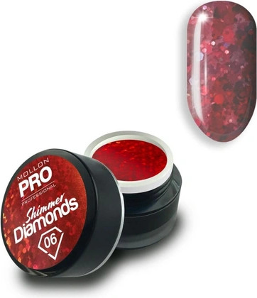 Gel Polish Mollon Pro Mol Shimmer Diamonds 6