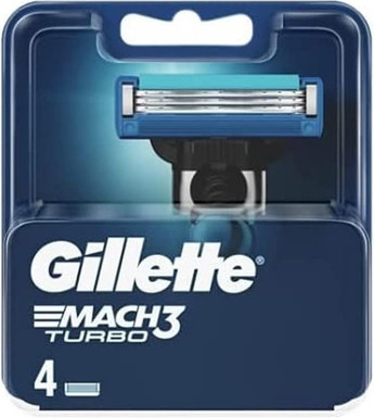 Gillette Mach3 Turbo uchun zaxira pichoqlar